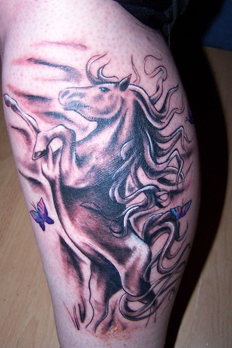 Tags: Animal Tattoo Sleeve, Horse Tattoo Design