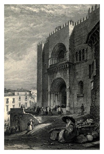 037-Sta. Velha o antigua catedral de Coimbra-The tourist in Portugal 1839- James Holland