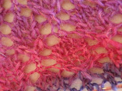 Swallowtail lace closeup