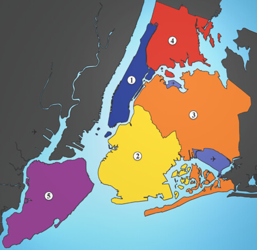 NYC: Five Boroughs by trudeau
