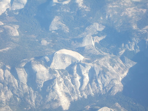 Half Dome from our Airplane