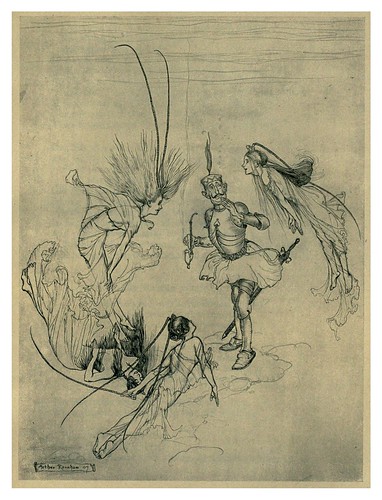 029-Sir Rupert de Fearless una leyenda alemana-The Ingoldsby legends 1907-illustrations Rackham Arthur
