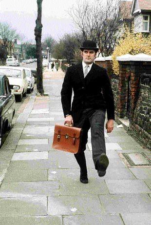 John Cleese in The Ministry of Funny Walks