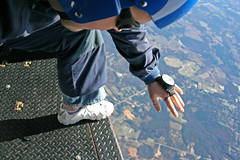 Tandem skydiving at the Raeford Parachute Center