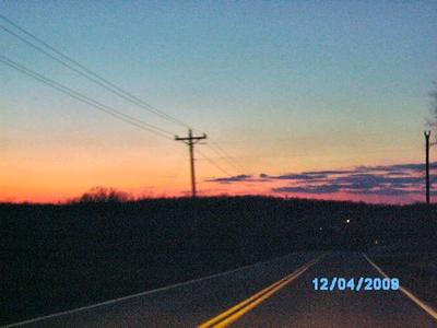 Dec 4. 2009 sunset