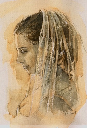 watercolor portrait