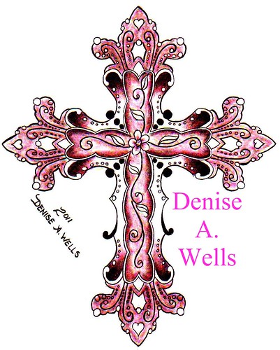 2011 Cross tattoo by Denise A Wells
