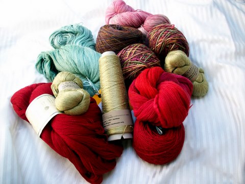 Recently purchased yarn