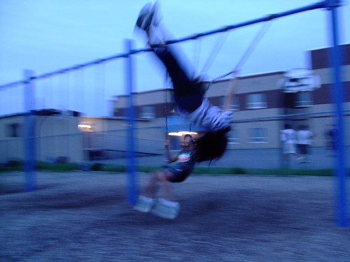 I am the acrobat of the swings.