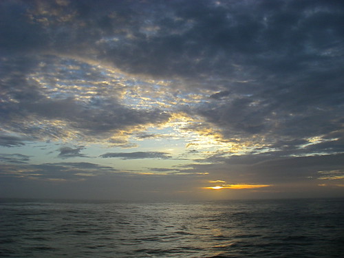 Sunrise from ferry