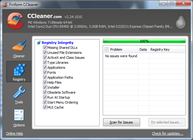   Ccleaner  Windows 7    -  7