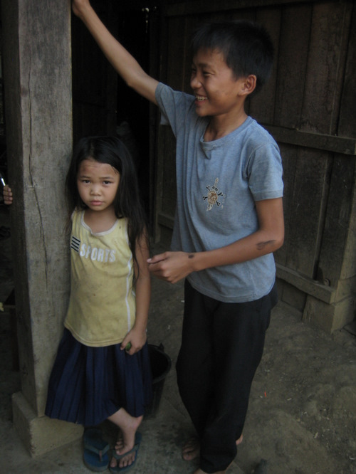 Hmong Village near Luang Prabang