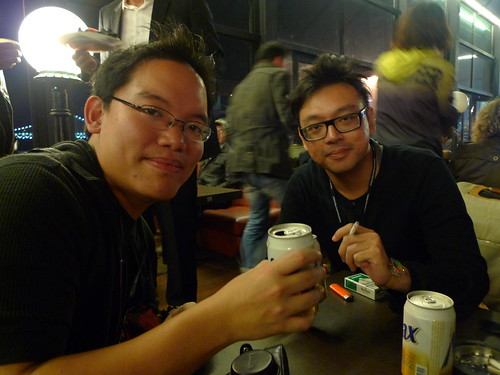 With Singaporean filmmaker Ho Tzu Nyen