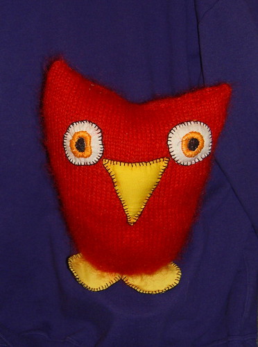 Fuzzy Owl #2, Sixth Drop Toy by barbshillinger.