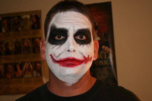 makeup face paint. Face Painting - Joker