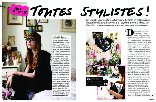 French Glamor: do it yourself article pg 1