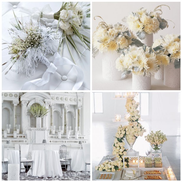 Winter weddings aren 39t just about white blue or silver if you 39re not 
