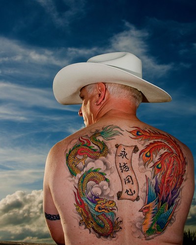 My back tattoo - again - by request by Rob Mulligan photography