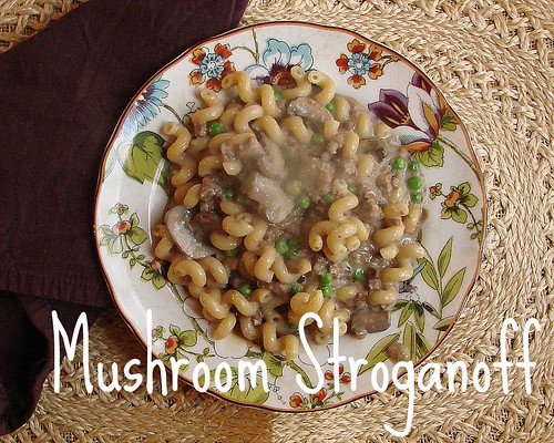mushroom stroganoff