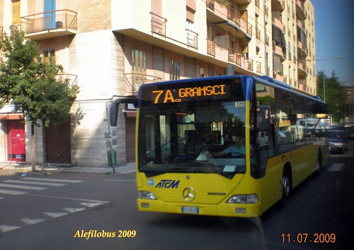 autobus Mercedes Citaro n° 125 - linea 7A