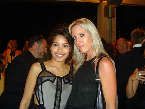 Miss Freida Pinto & @silke_schild GQ Men Of The Year 2009 awards