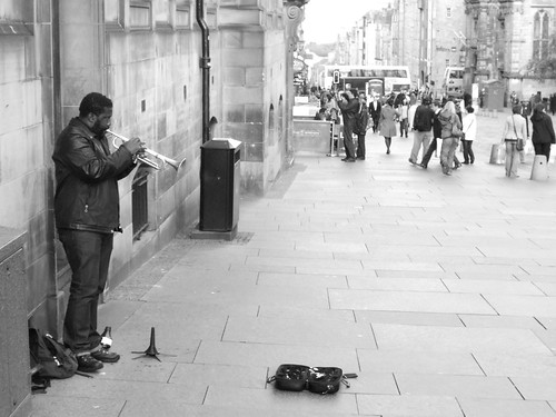 jazz trumpeter on the Mile 3