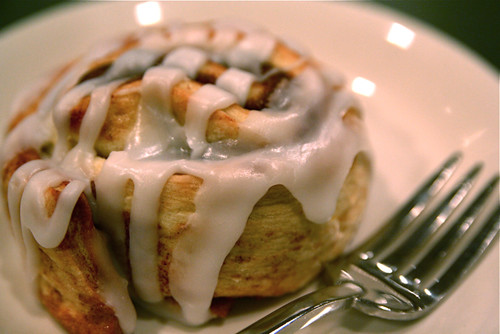 Cinnamon Roll and Fork 11-1-09 -- IMG_9386 by stevendepolo.