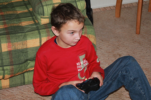 Maxime Playing Playstation