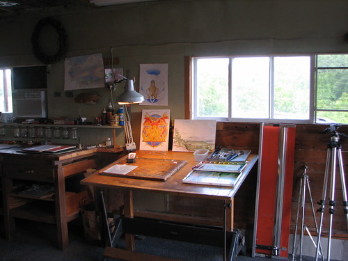 Kevin Raines's studio