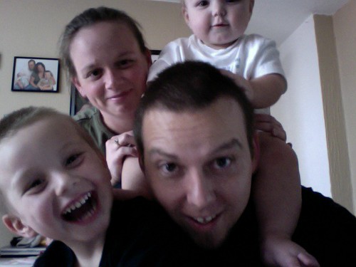 Playing with Photobooth and the whole family