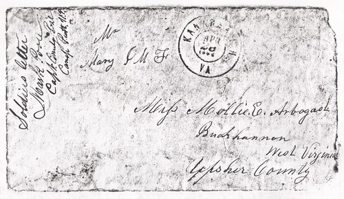 Letter from Brown Arbogast to Mary E Arbogast Sutton 28 Apr