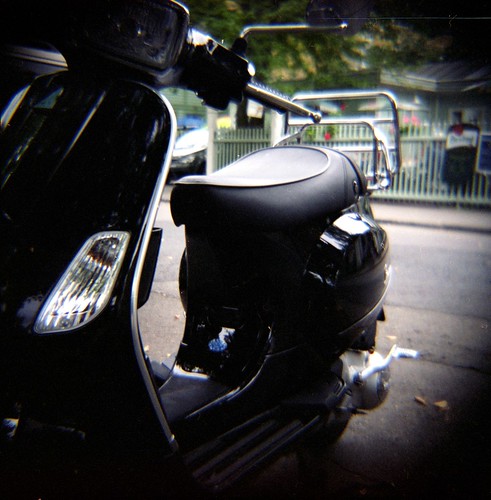 My Vespa S 125 2009 model on the day I bought it in october
