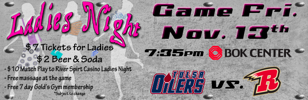 Ladies Night with Tulsa Oilers