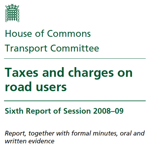 ‘Road tax’ mentioned in parliament by org that ought to know better