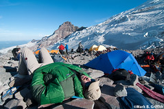 Relaxing at High Camp