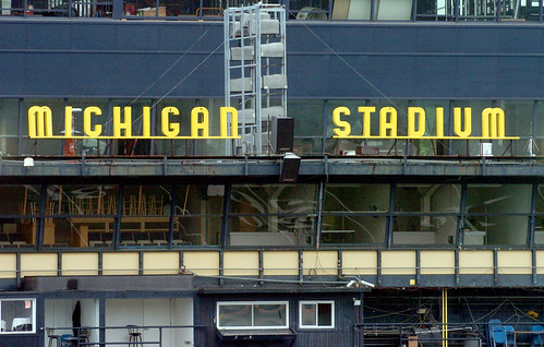 Image result for michigan stadium lettering