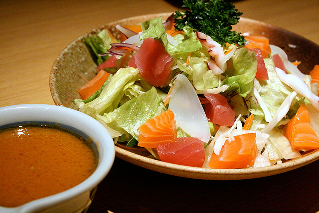 Sashimi salad S$9
