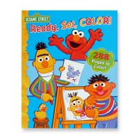 Sesame Street - Ready Set Color 288-pages Colouring Book by erlisa