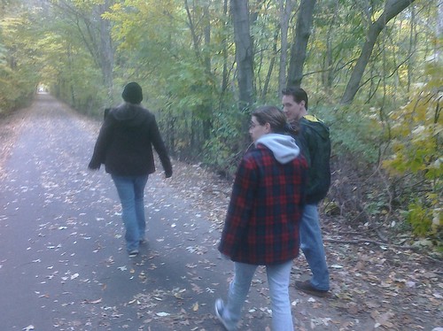 Ptw Adam, Comfort and Jennifer walk