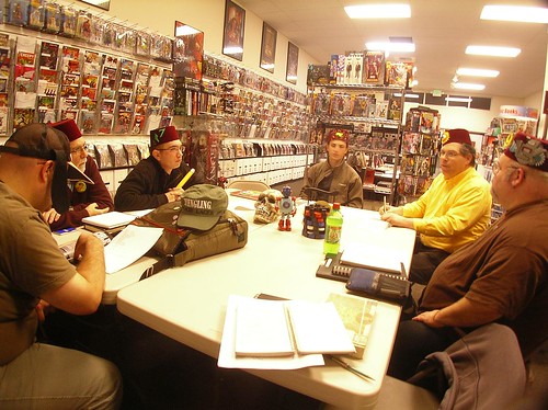 CLAW secret meeting at Comic Book Ink