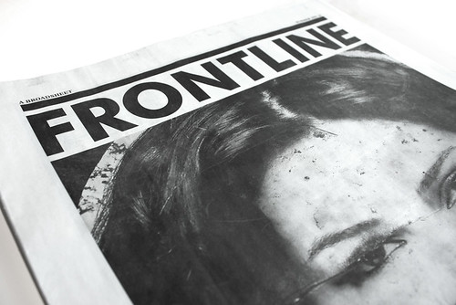 Frontline’s big, bold newsprint