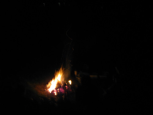 Campfire, hookah, stories