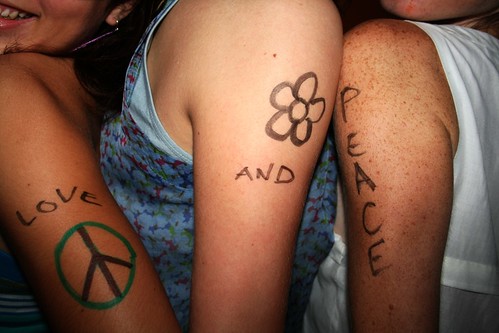 tattoo designs peace. peace and love tattoo designs