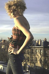 Olya with basic NYC . Love at first glance. makeup by Stefan, Hair by shlomi, styling by me