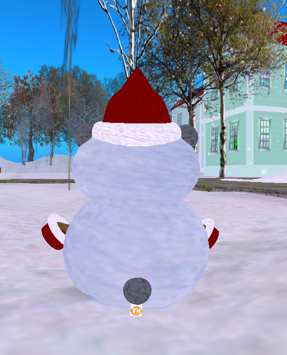 YDRM_Free! tiny snowman back