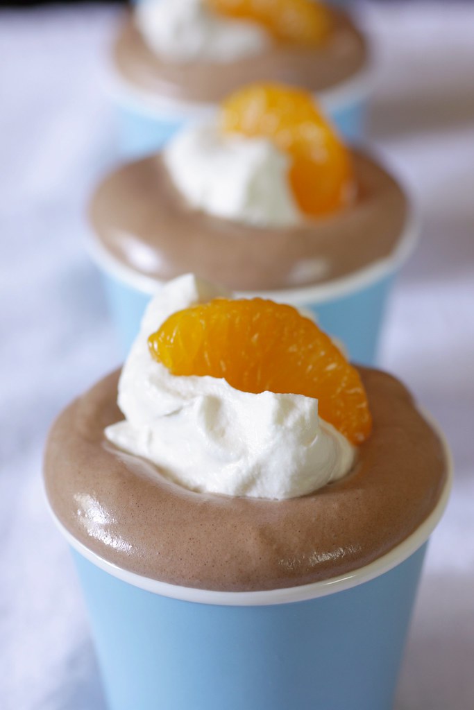 Chocolate Mousse with Orange Vanilla Whipped Cream