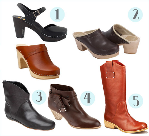 fall clog & boot round-up