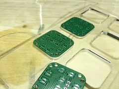 Lasered jig for stenciling pcbs