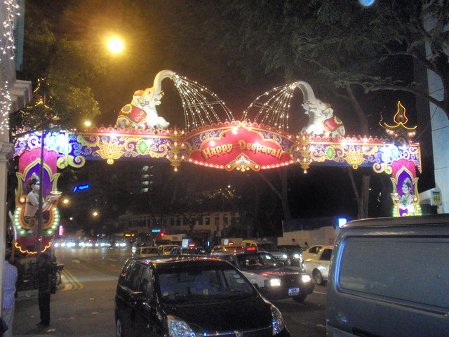 Little India, Singapore...lit up for Deepavali