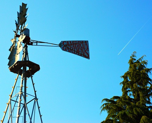 Cambria Gardens windmill, Cambria, California, USA 4503 by Wonderlane